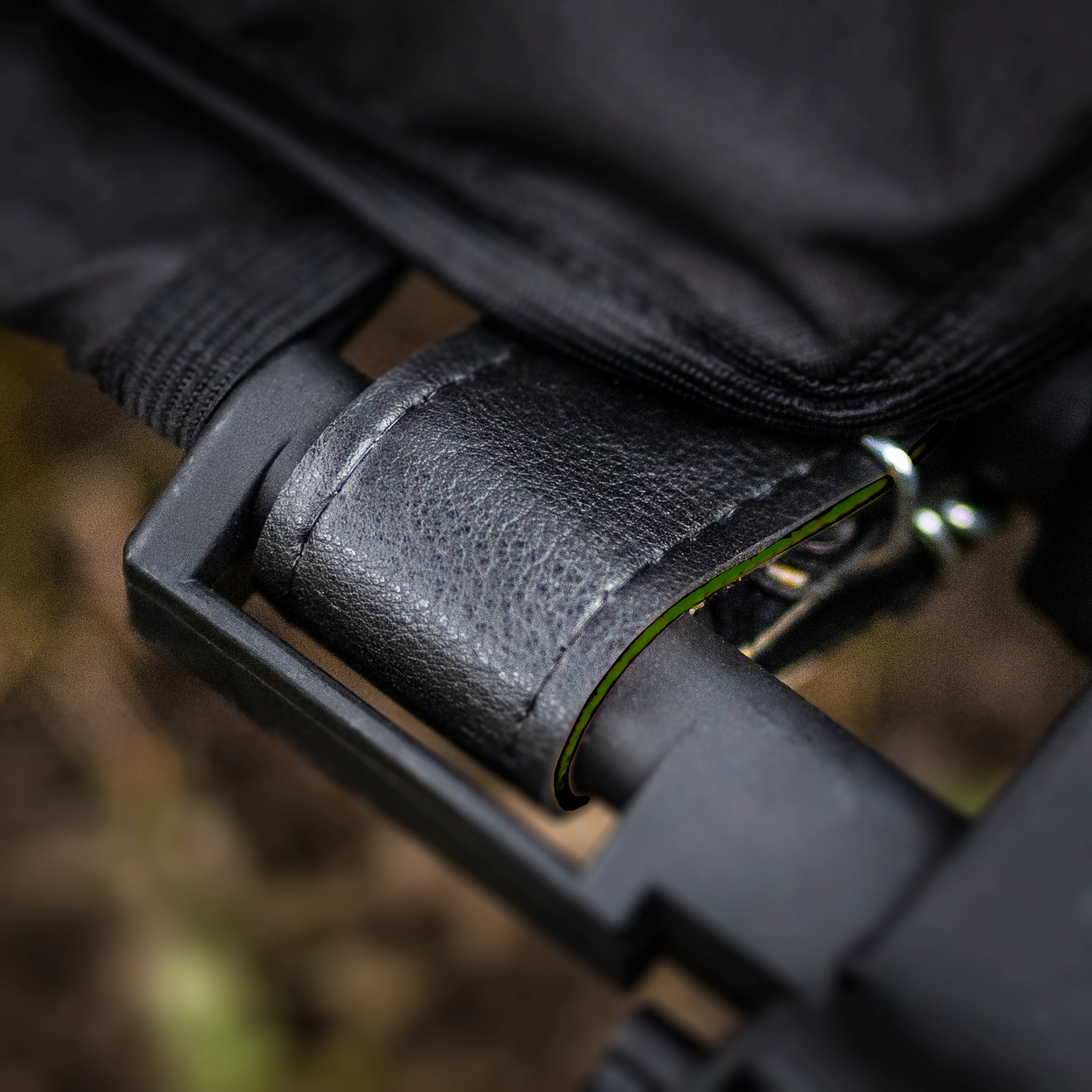 Lederriemen für Touring Max im Set 4. Stück Frabe schwarz - L 24cm x B 3,5 cm