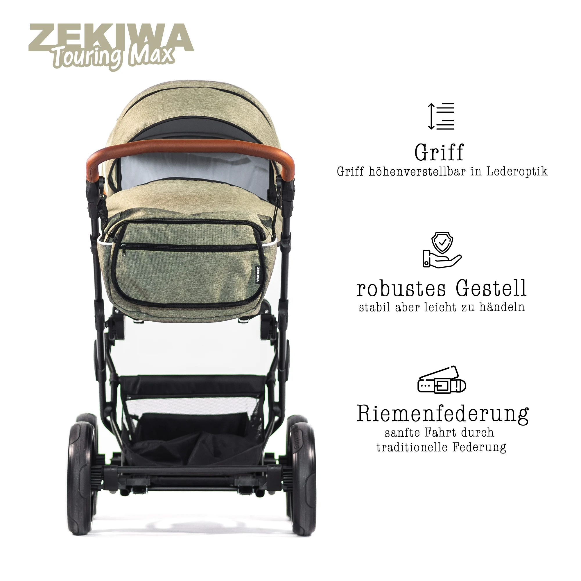 ZEKIWA Touring Max 2 in 1 Kinderwagen 