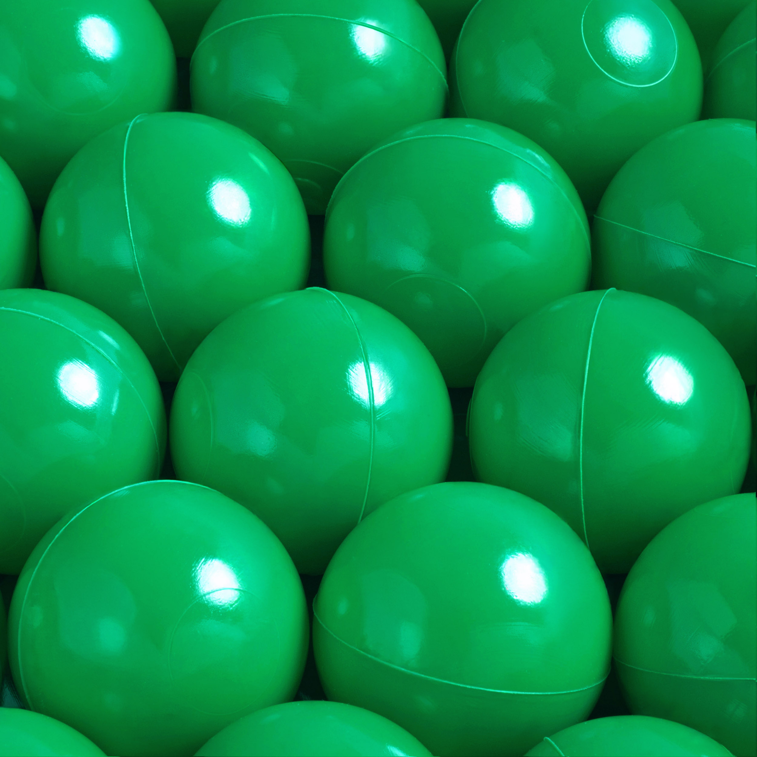 PLUSH NEST Bälle für Bällebad, 200er Set: grün, 6 cm 