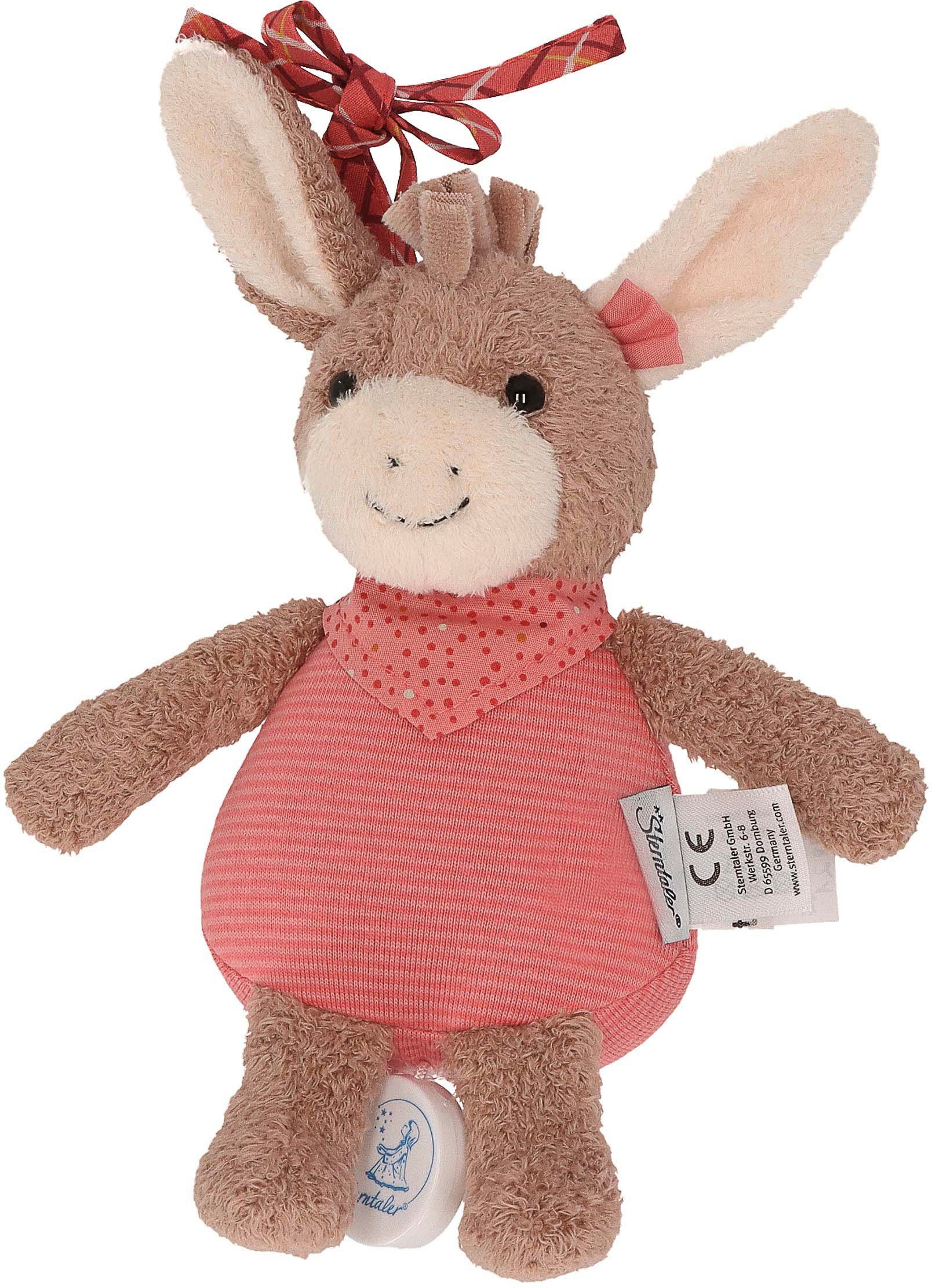 Sterntaler Spieluhr S Esel Emmily Girl in rosa, 19cm