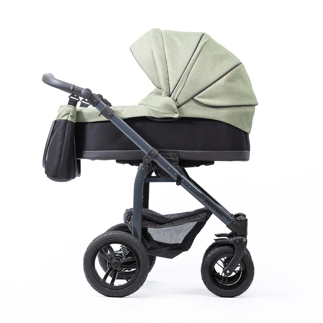 ZEKIWA Probefahrt - Kinderwagen mit 81cm XL Liegefläche | Saturn Royal Olivenschimmer