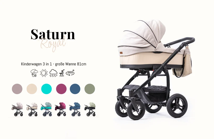 ZEKIWA Saturn Royal Kinderwagen 3 in 1