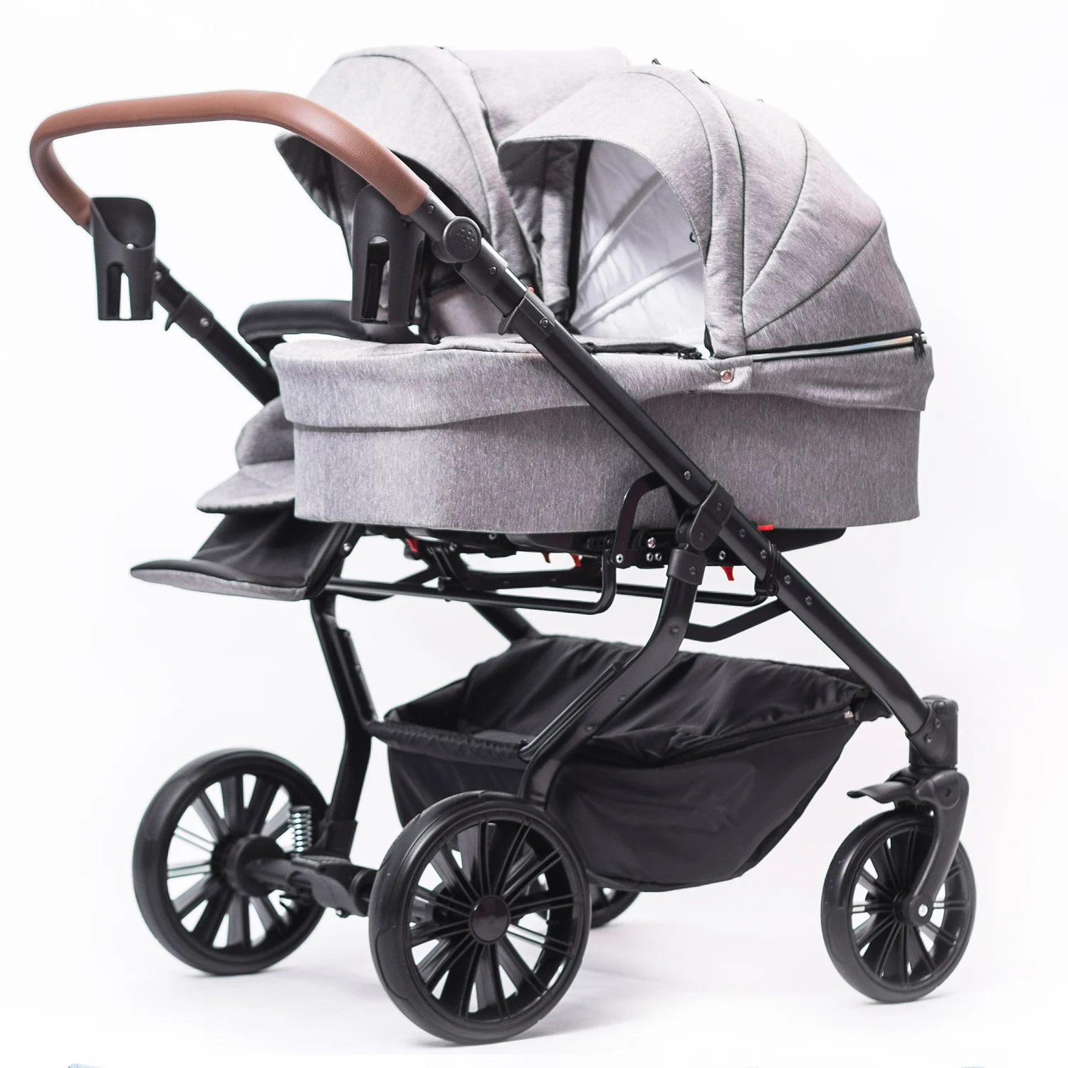 ZEKIWA © Zwillingswagen Komplettset - DreamDuo Grey