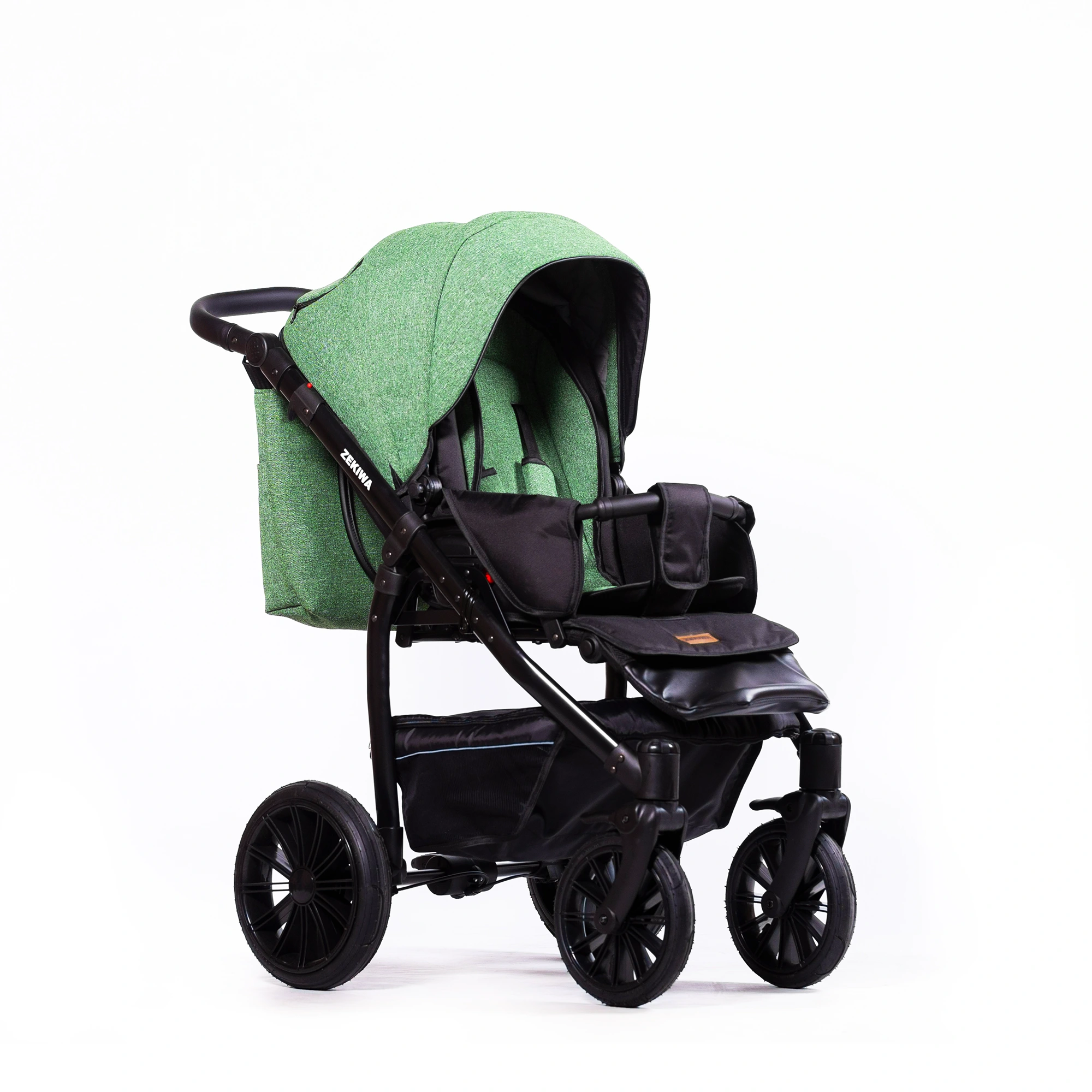 Kinderwagen "Flora" Konfigurationswagen Saturn Royal / Touring Max - XXL Wanne mit 81cm Liegefläche - inkl. Sportwagenaufsatz und Wickeltasche