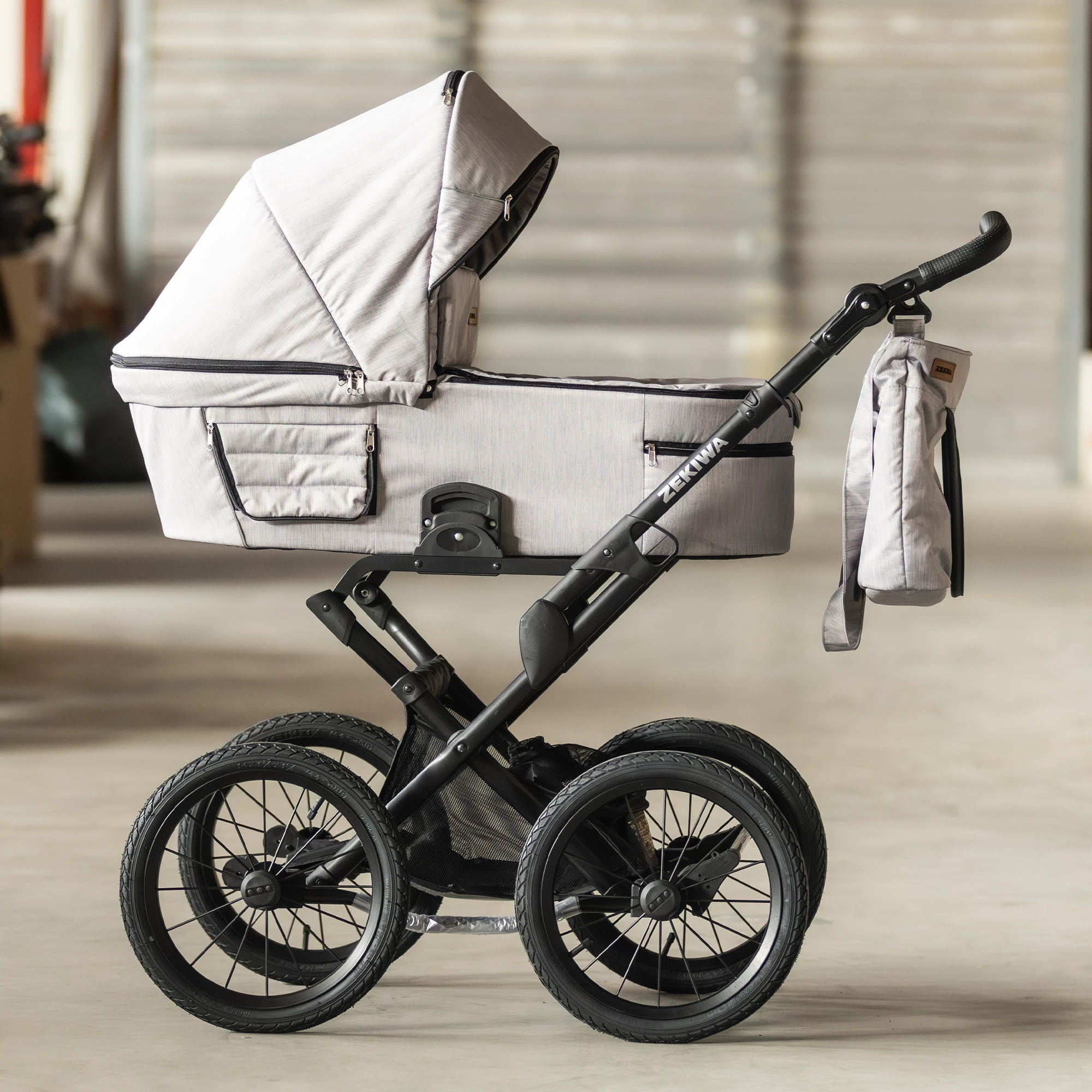 ZEKIWA Kinderwagen Galant Grey Auslaufmodel