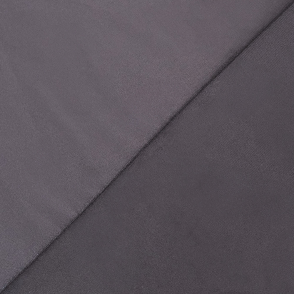 PLUSH NEST Trockenbecken, 90×30 cm, rund, grau, Samt