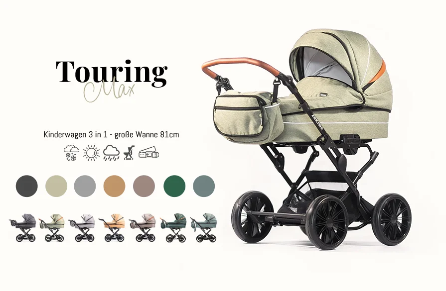 ZEKIWA Touring Max Kinderwagen 3 in 1