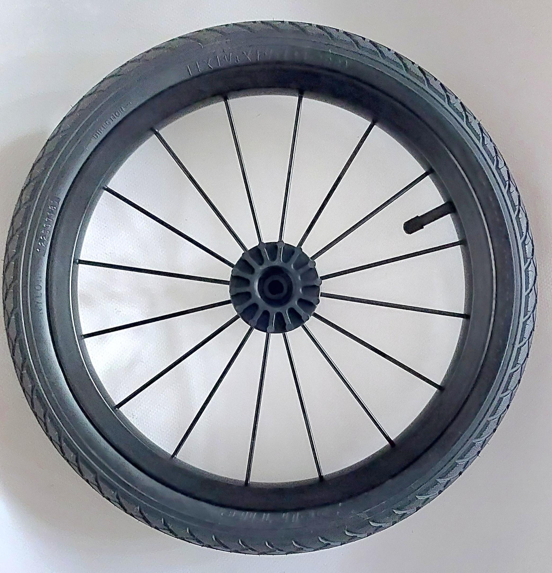 14 Zoll Luftrad für Zekiwa Kinderwagen | Ersatz & Upgrade Schwarz für Touring-Modell 