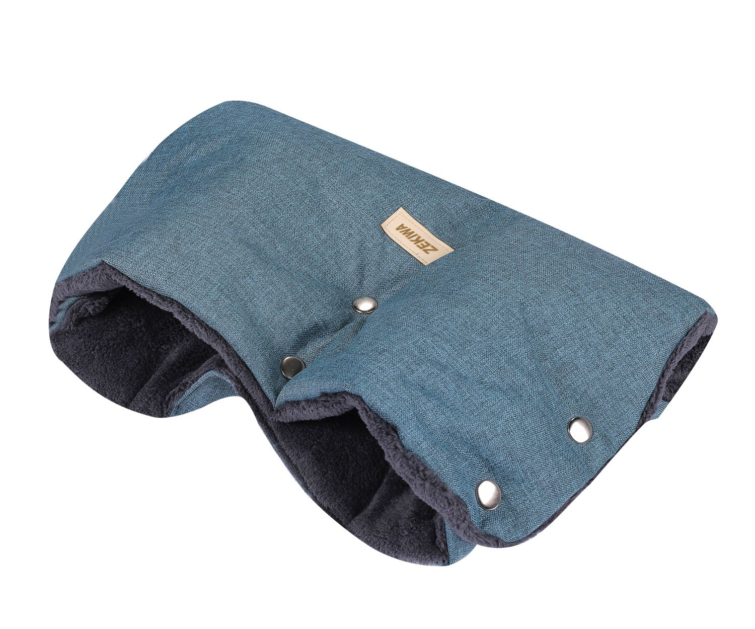 Winterschlafsack für Kinderwagen mit Muff, Koralle