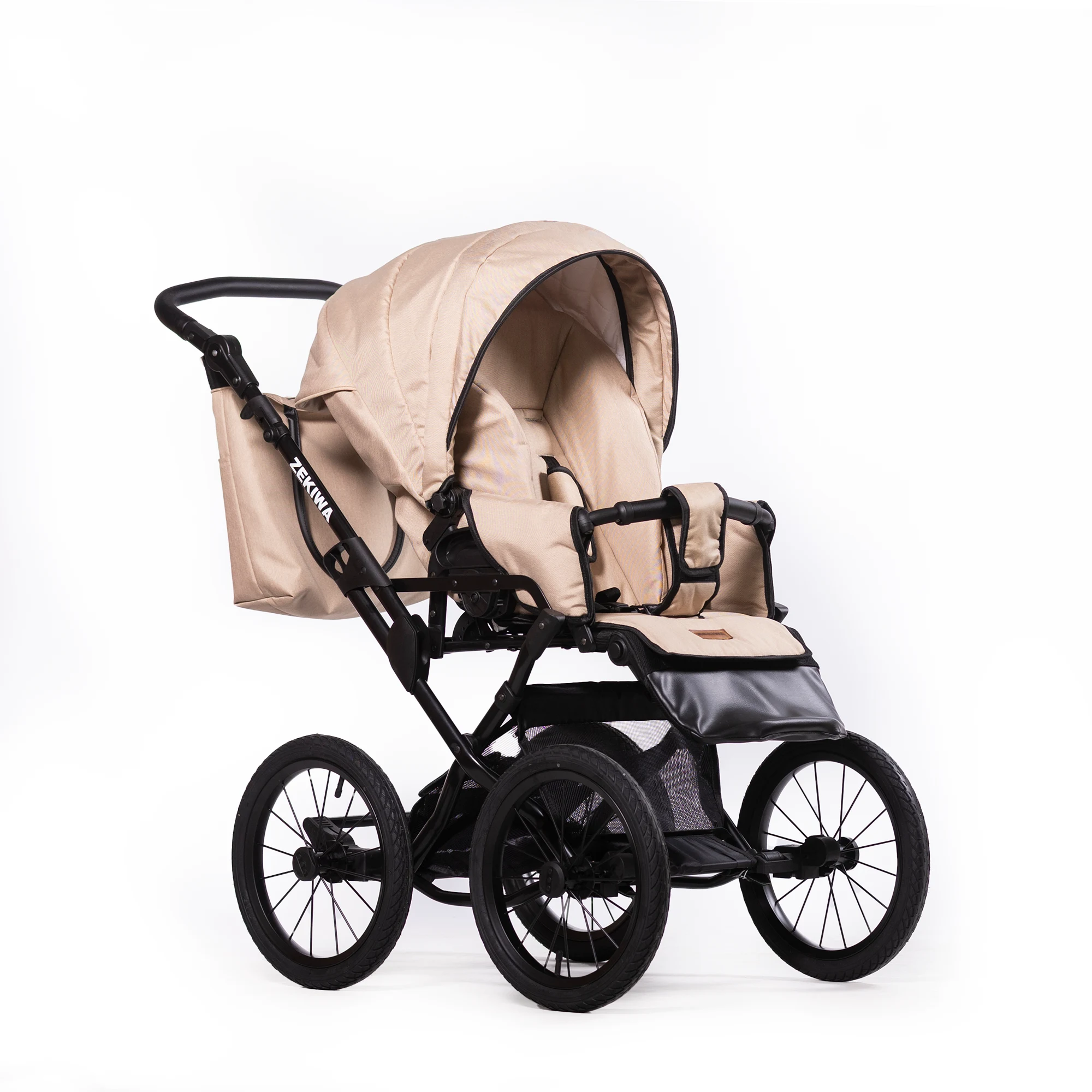 ZEKIWA Kinderwagen Indigo - Erstlingswagen - Babyerstausstattung Touring Max Sand