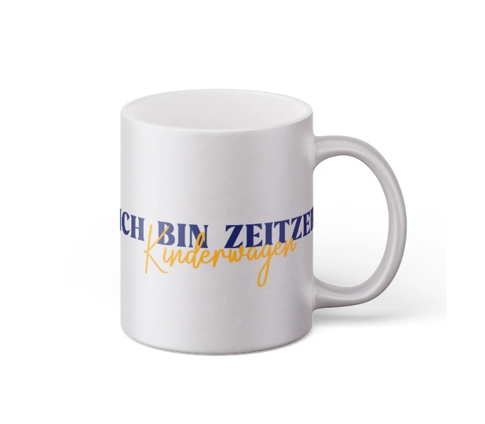 ZEKIWA Tasse "Ich bin Zeitzer Kinderwagen" - weiß