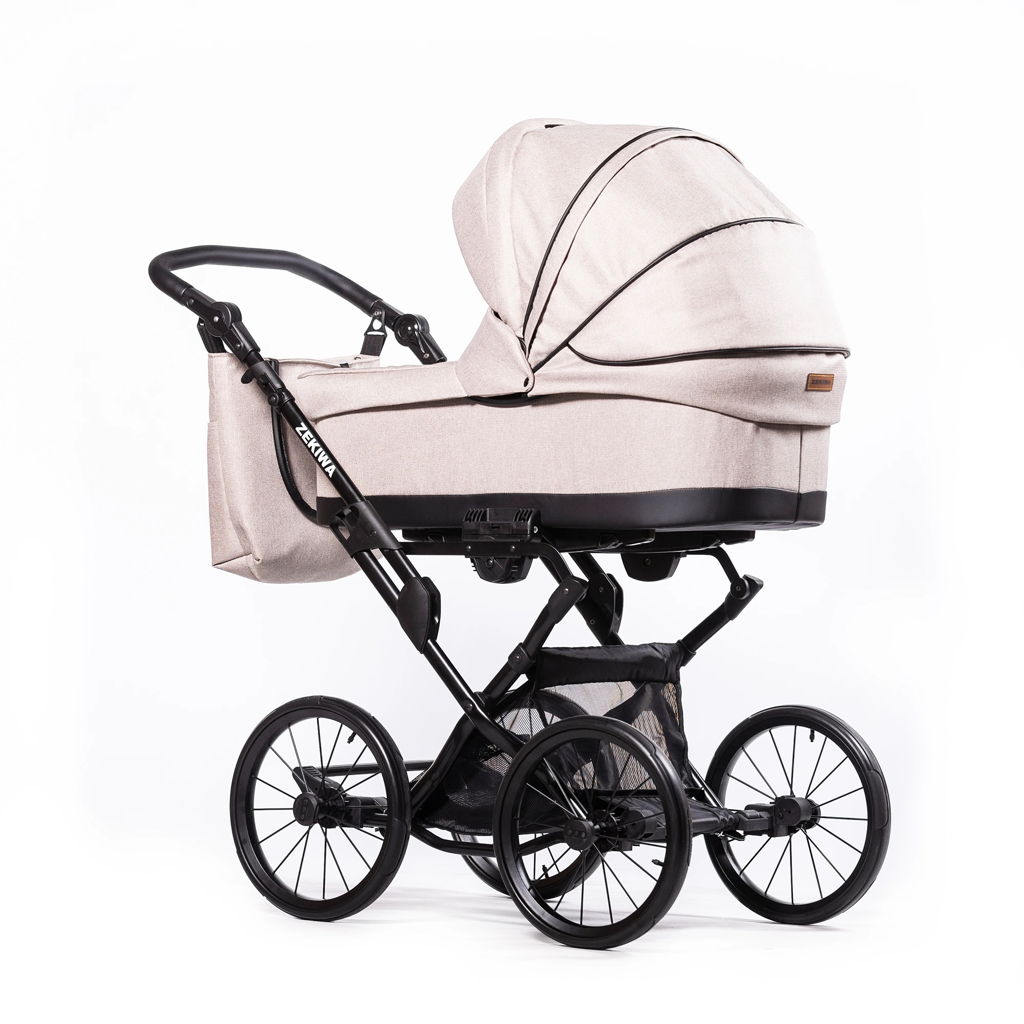 ZEKIWA Kinderwagen Indigo - Erstlingswagen - Babyerstausstattung Touring Max Sand