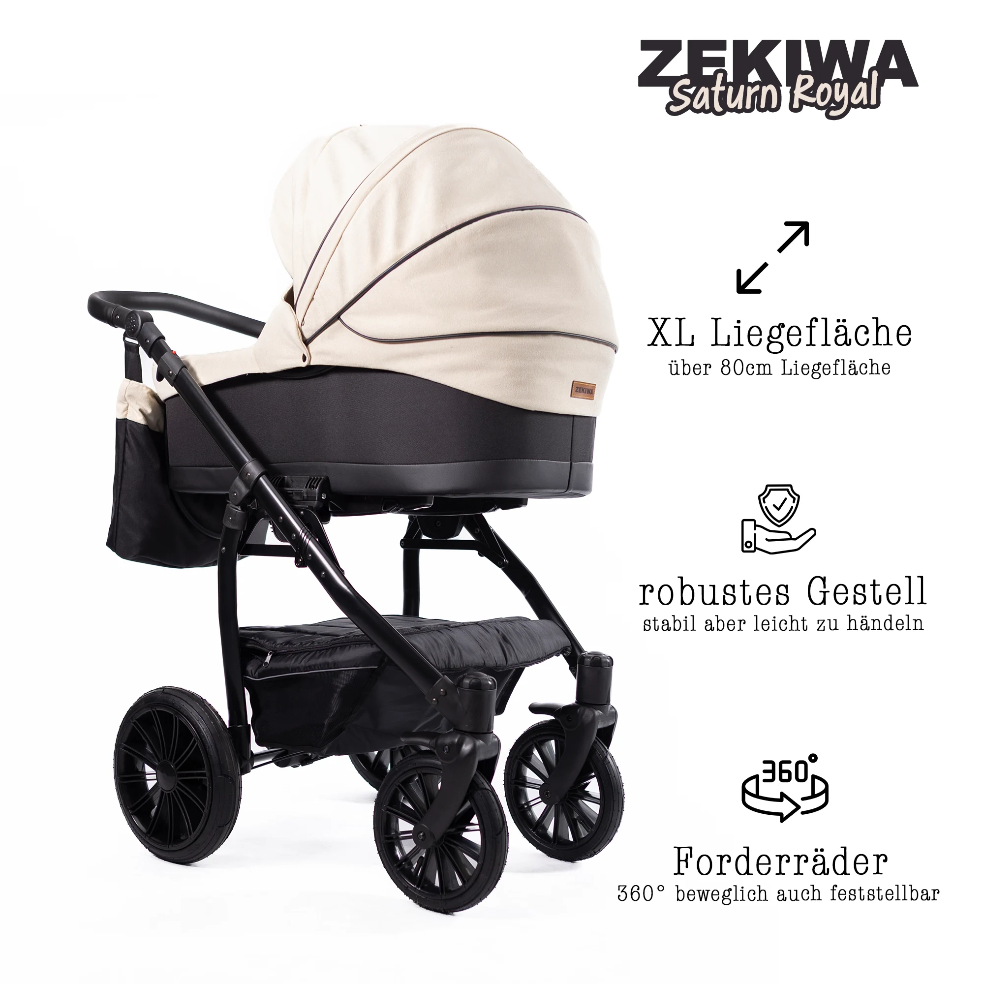 ZEKIWA Saturn Royal 2 in 1 Kinderwagen 