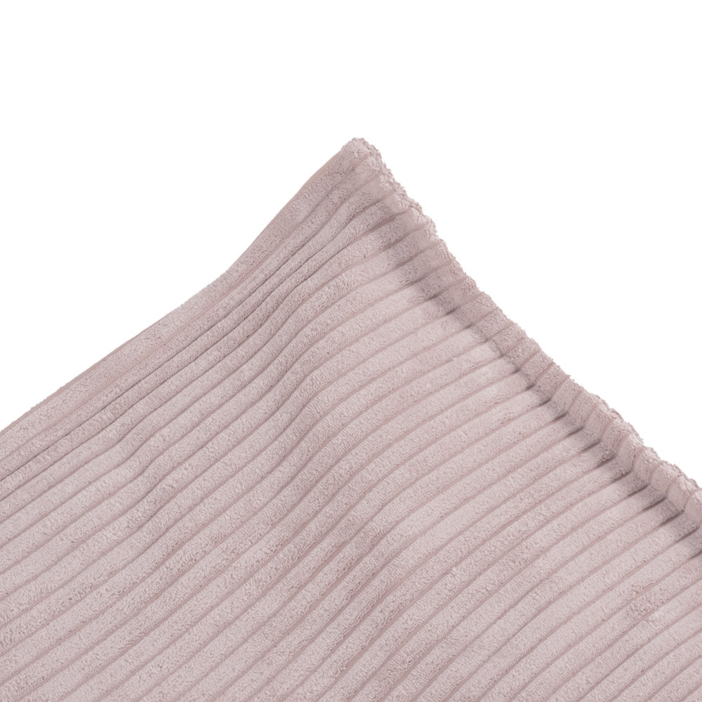 PLUSH NEST - Bodenkissen, 60×60 cm, rosa, Premium-Cord