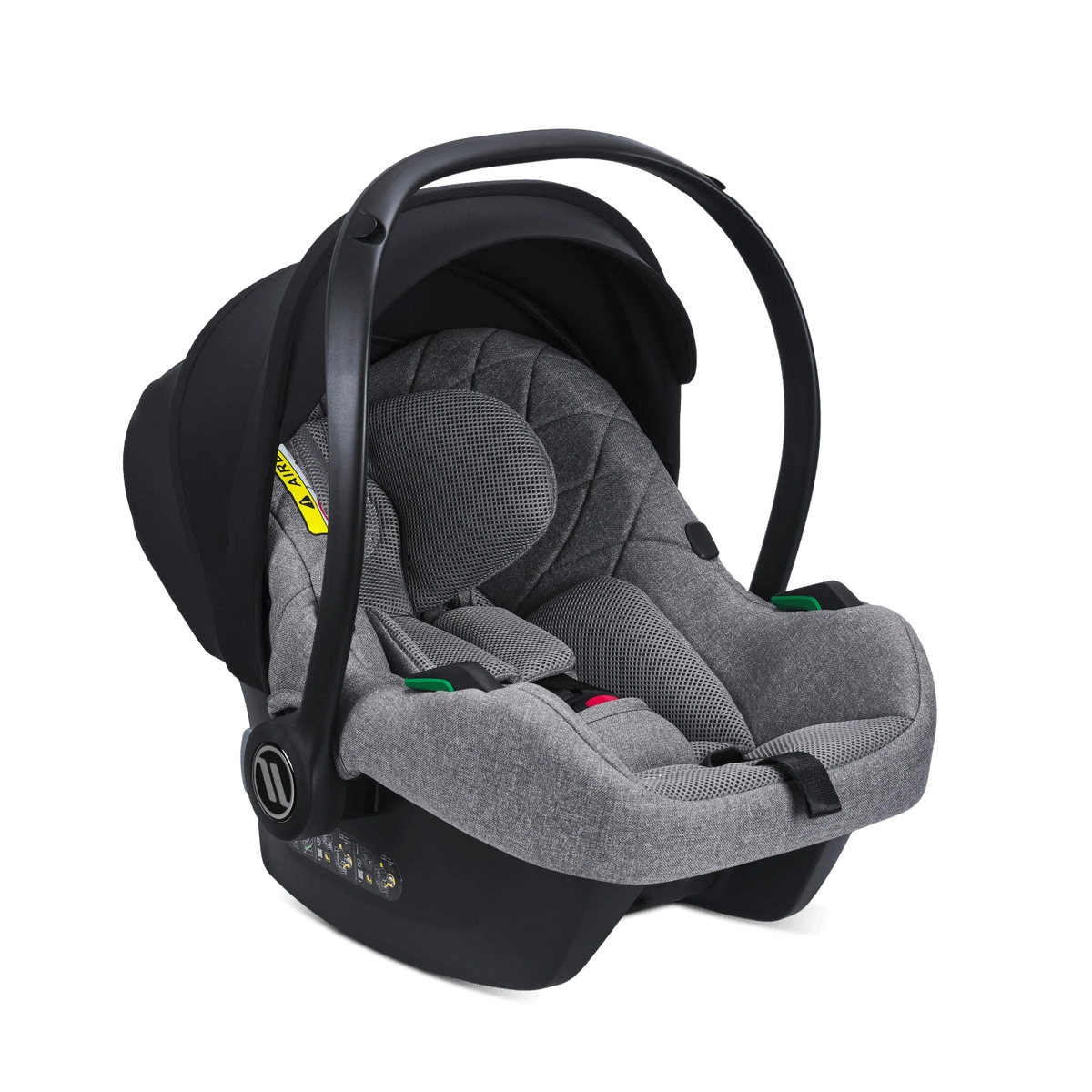 Avionaut Babyschale Cosmo Airflow Ultraleicht - AirFlow-Polsterung - große Farbauswahl - Überdurchschnittliche Leichtigkeit Grey