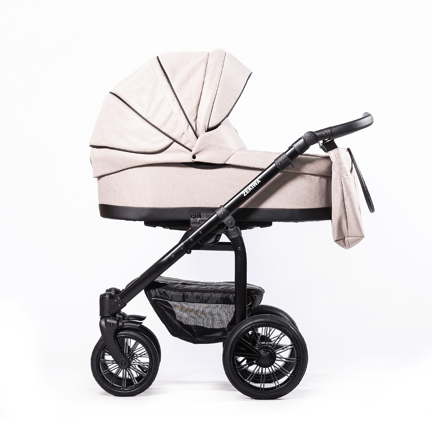 ZEKIWA Kinderwagen Indigo - Erstlingswagen - Babyerstausstattung Touring Max Sand