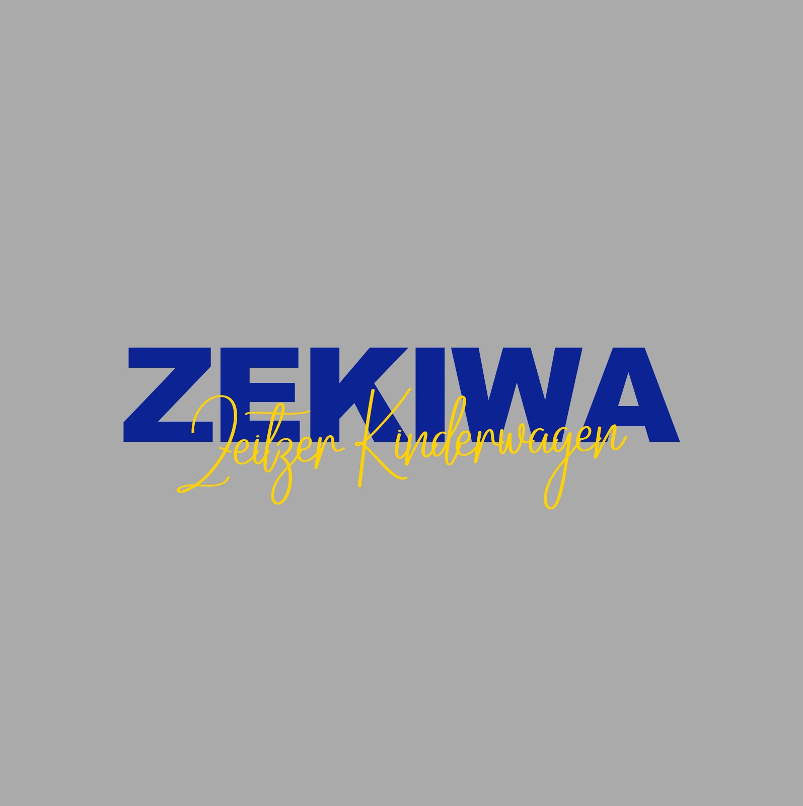 ZEKIWA TShirt L - "ZEKIWA Zeitzer Kinderwagen" - grau