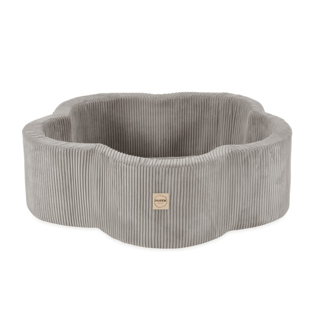 PLUSH NEST Trockenblumenpool, 95 × 30 cm, beige, Premium-Cord, Floral Fun Zone 